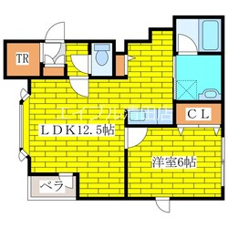 平岡5-1 徒歩4分 1階の物件間取画像